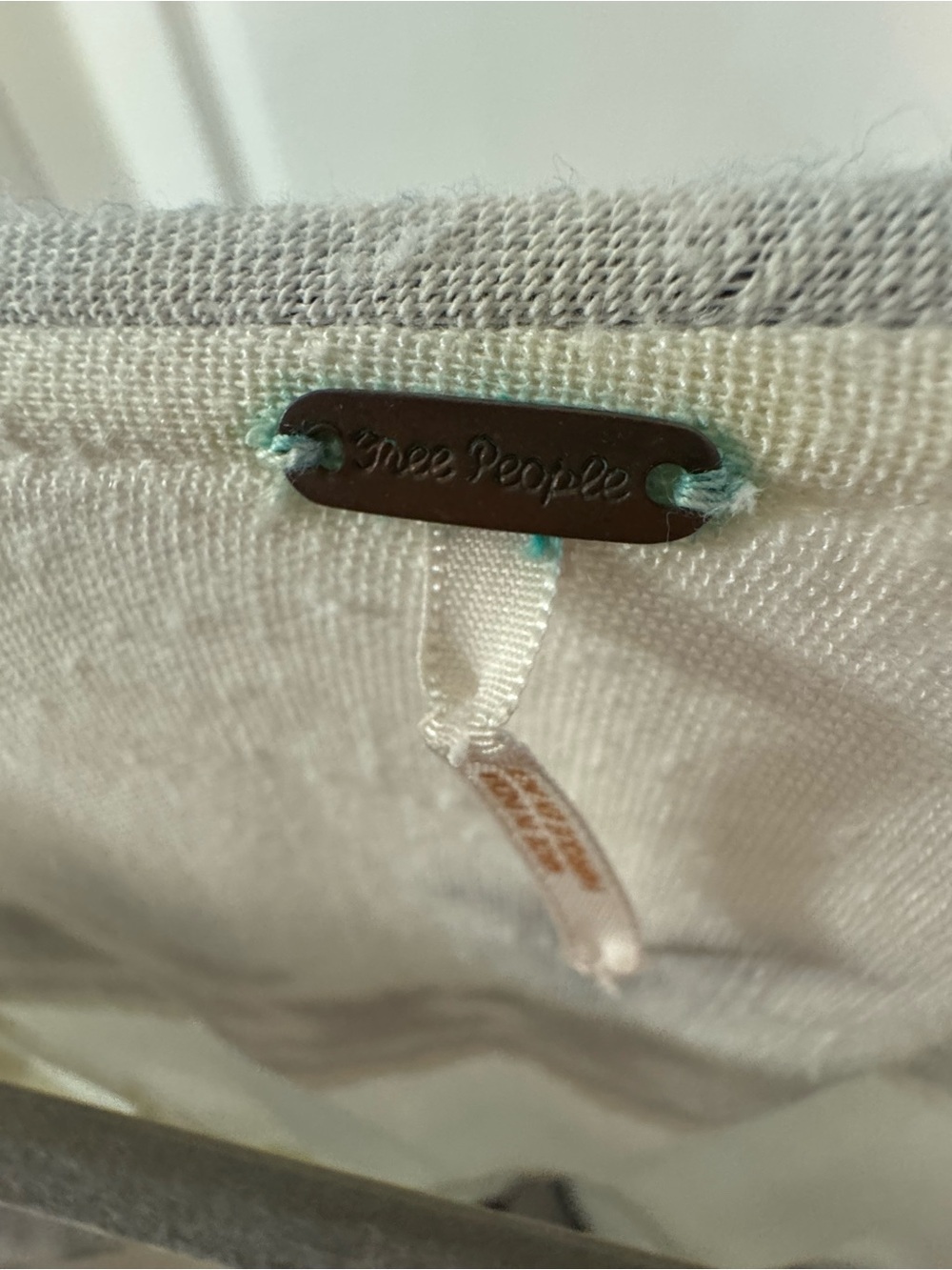 Free People White Knit Dress with Blue Embroidery - Picture 13 of 16